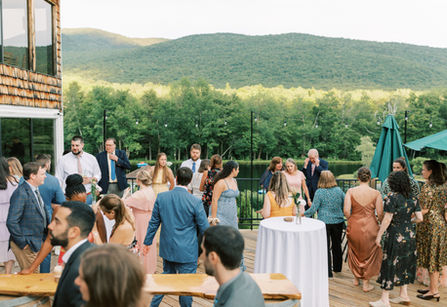 Outdoor reception space