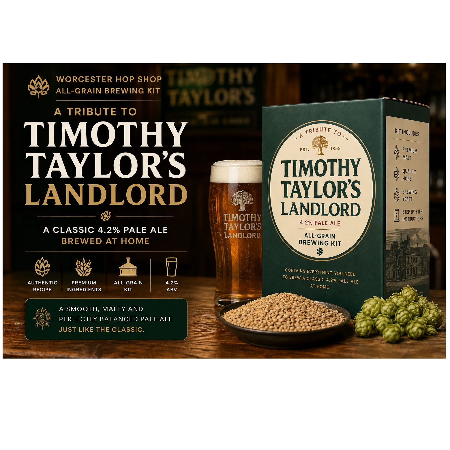 A Timothy Taylors Landlord all grain beer kit