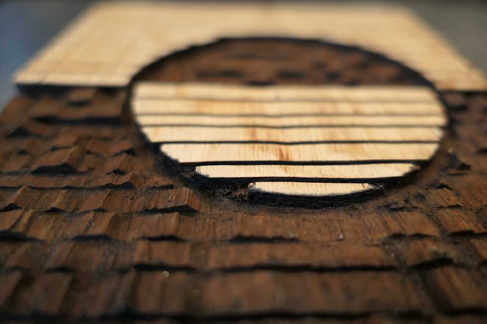 Ying-Yang - 30*30 - bois/acier