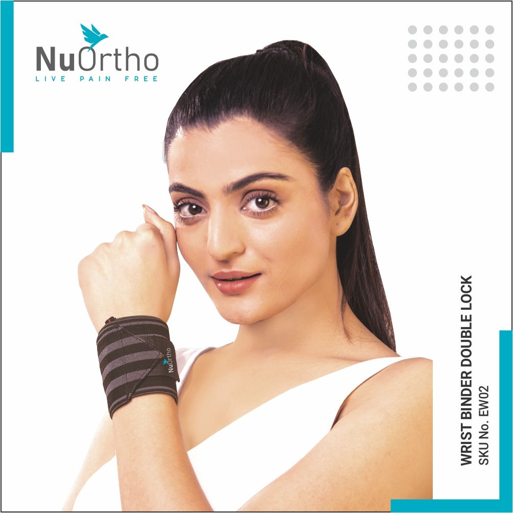 EW02 WRIST BINDER DOUBLE LOCK