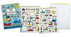 Boy Sketchpads + Stickers