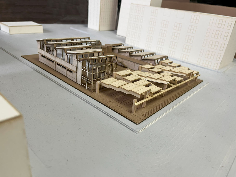 Site Model 1/16" = 1' Scale