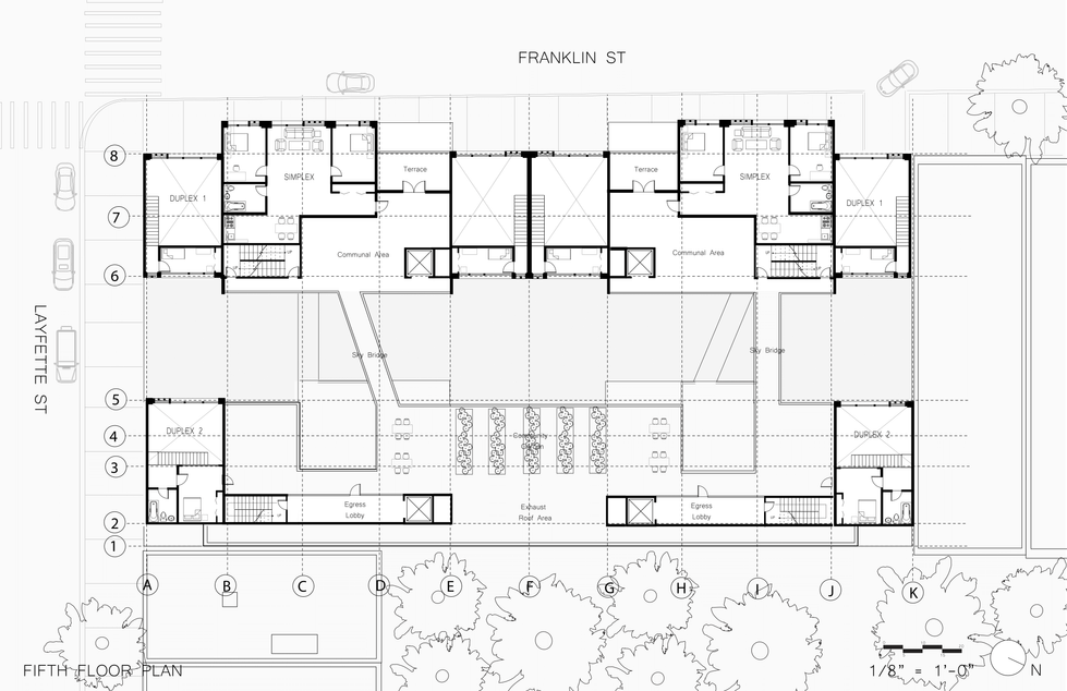 Fifth Floor Plan