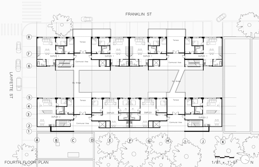 Fourth Floor Plan