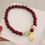 Thumbnail: Natural Cinnabar Hetian Jade Bracelet 