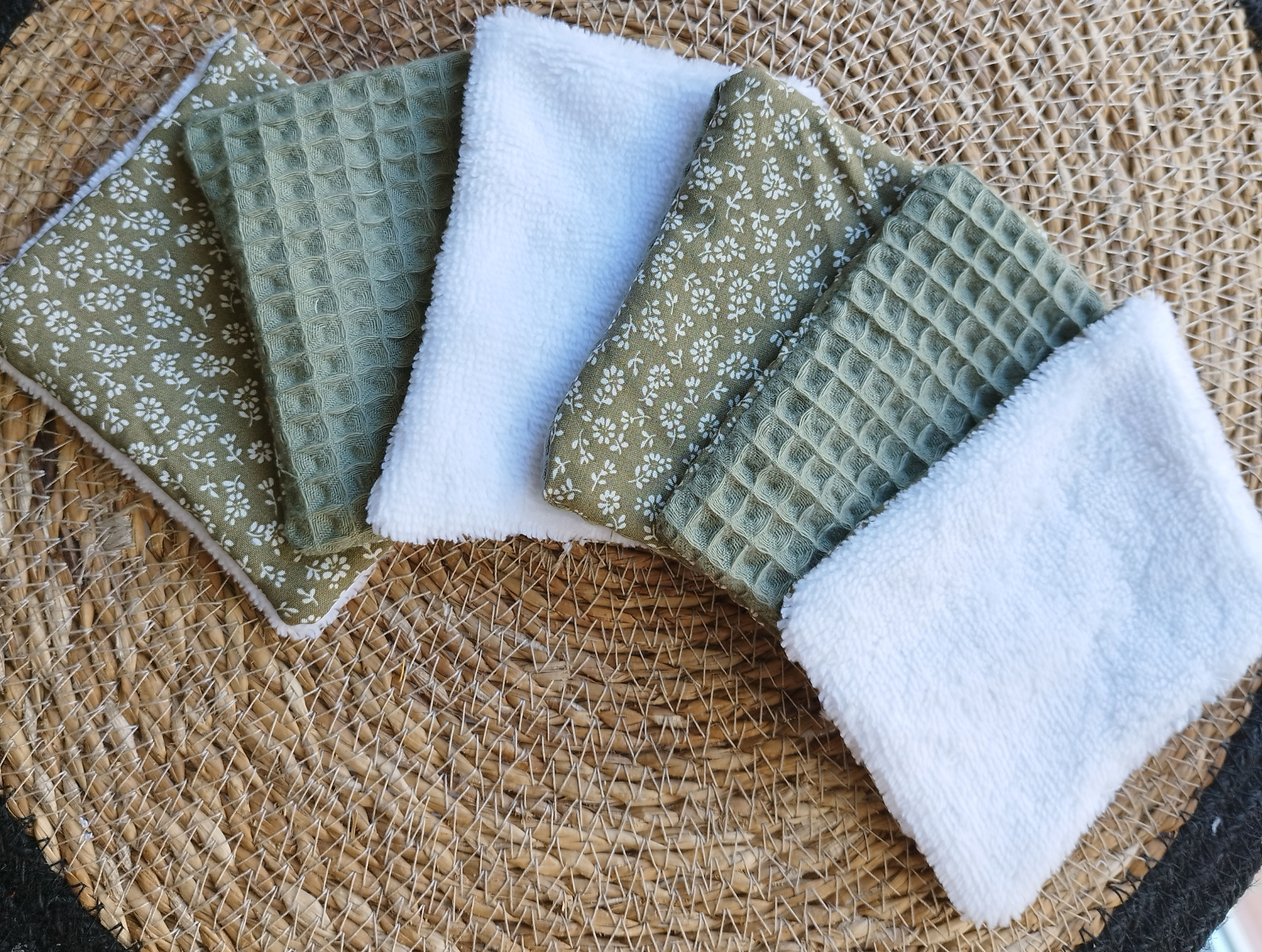 Lot de 6 lingettes démaquillantes 