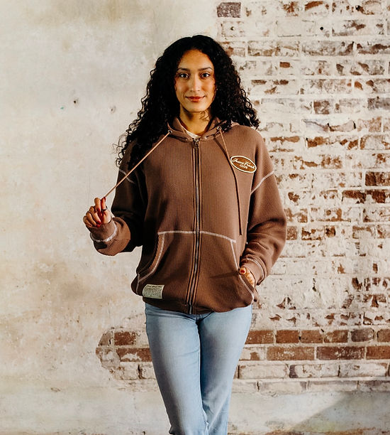 Jesus Freak Club Waffle Zip-up Hoodie | Jesus Freak Club