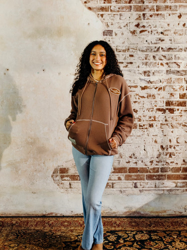 Jesus Freak Club Waffle Zip-up Hoodie | Jesus Freak Club