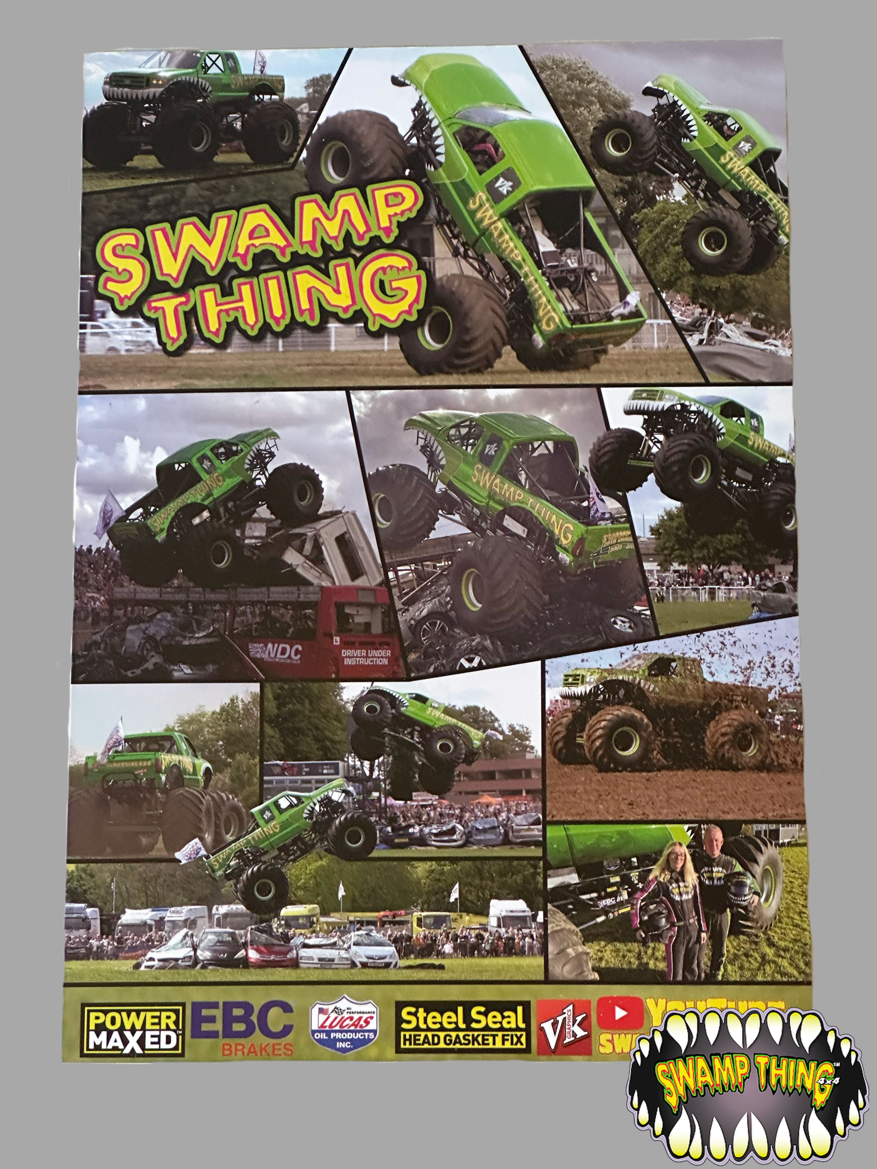 Swamp Thing 4x4 Signed Poster (no.3)