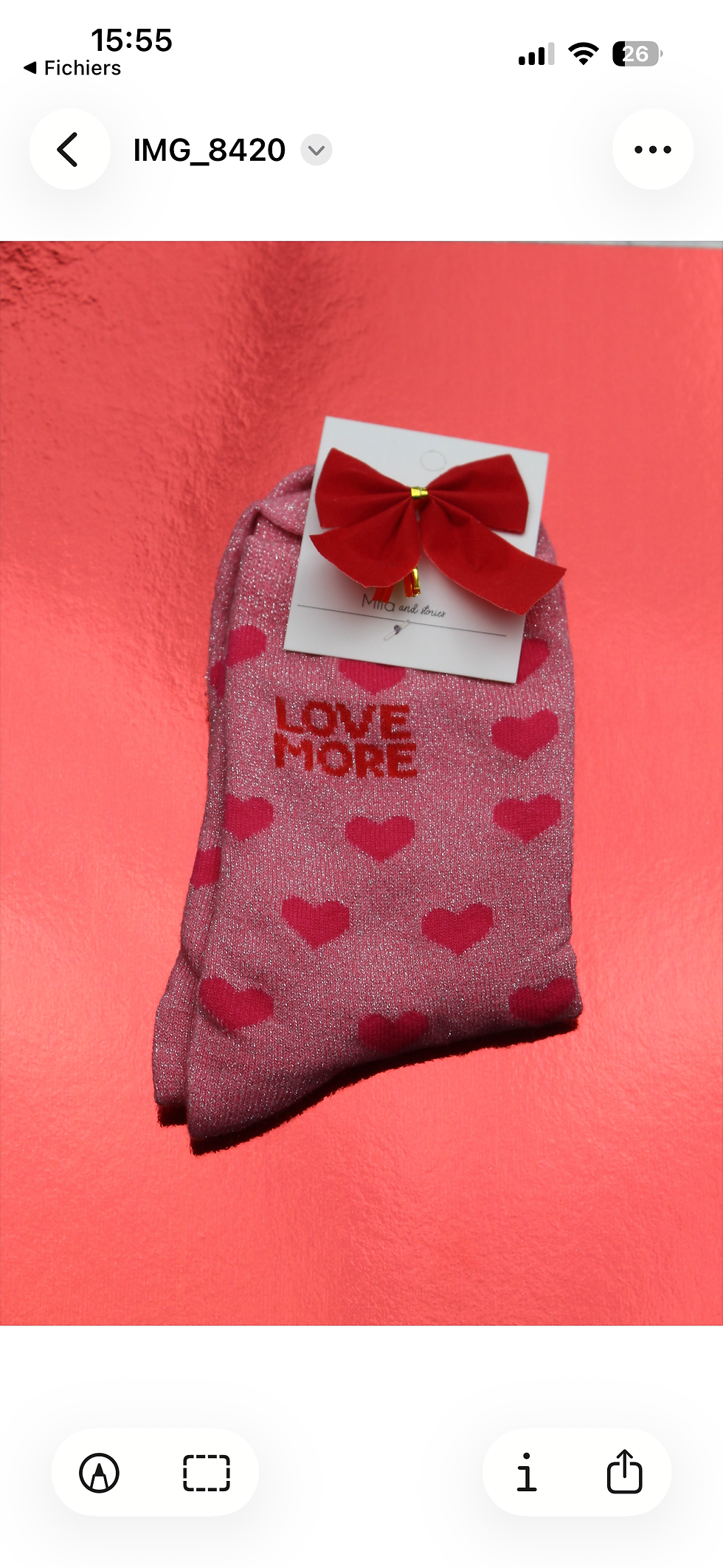 Miniature : Chaussettes MAYA - Love More