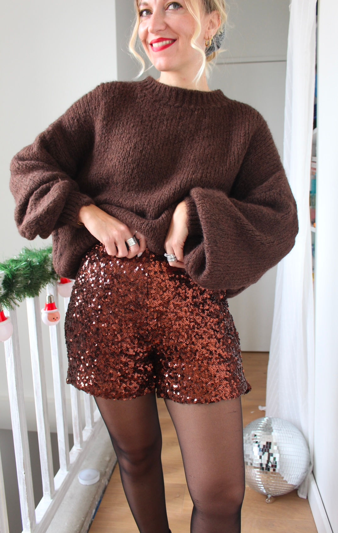 Pull OLYMPE - marron