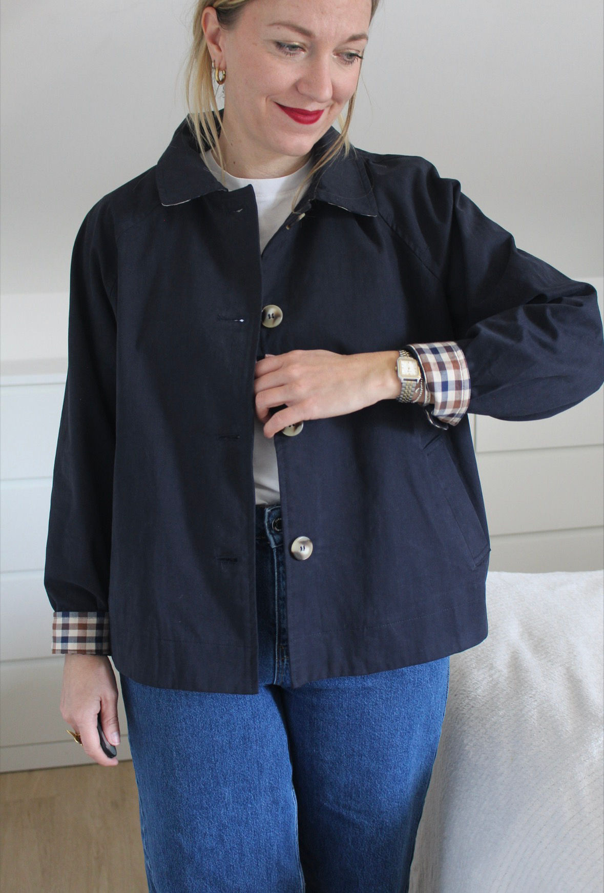 Trench SOPHIE - bleu