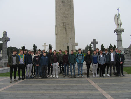 Year 14 History students visit Dublin, April 2019