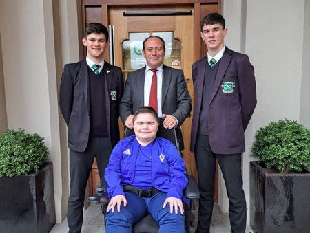 Powerchair Football Home Nations Success for Sean!