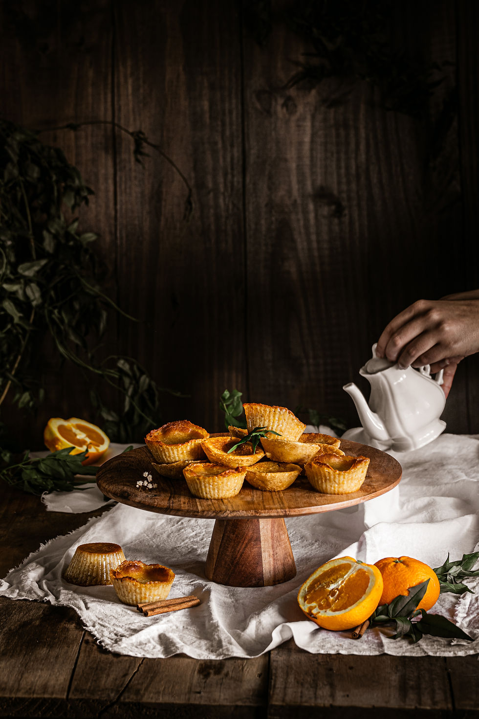 Queijadas vegan de leite e laranja (sem leite, sem ovos)