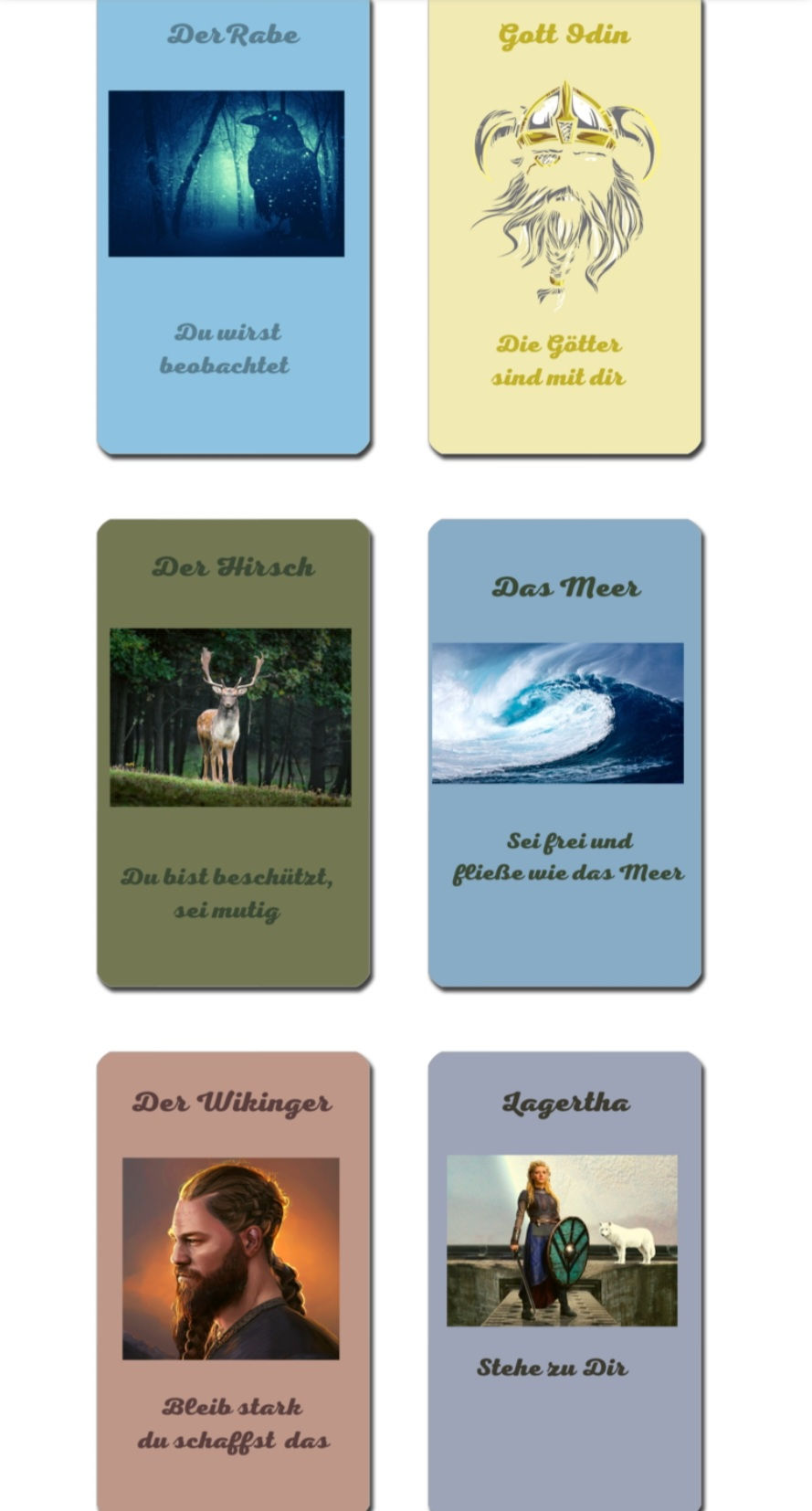 Miniaturbild: Freyas Orakel & Wegweiser Orakelkarten