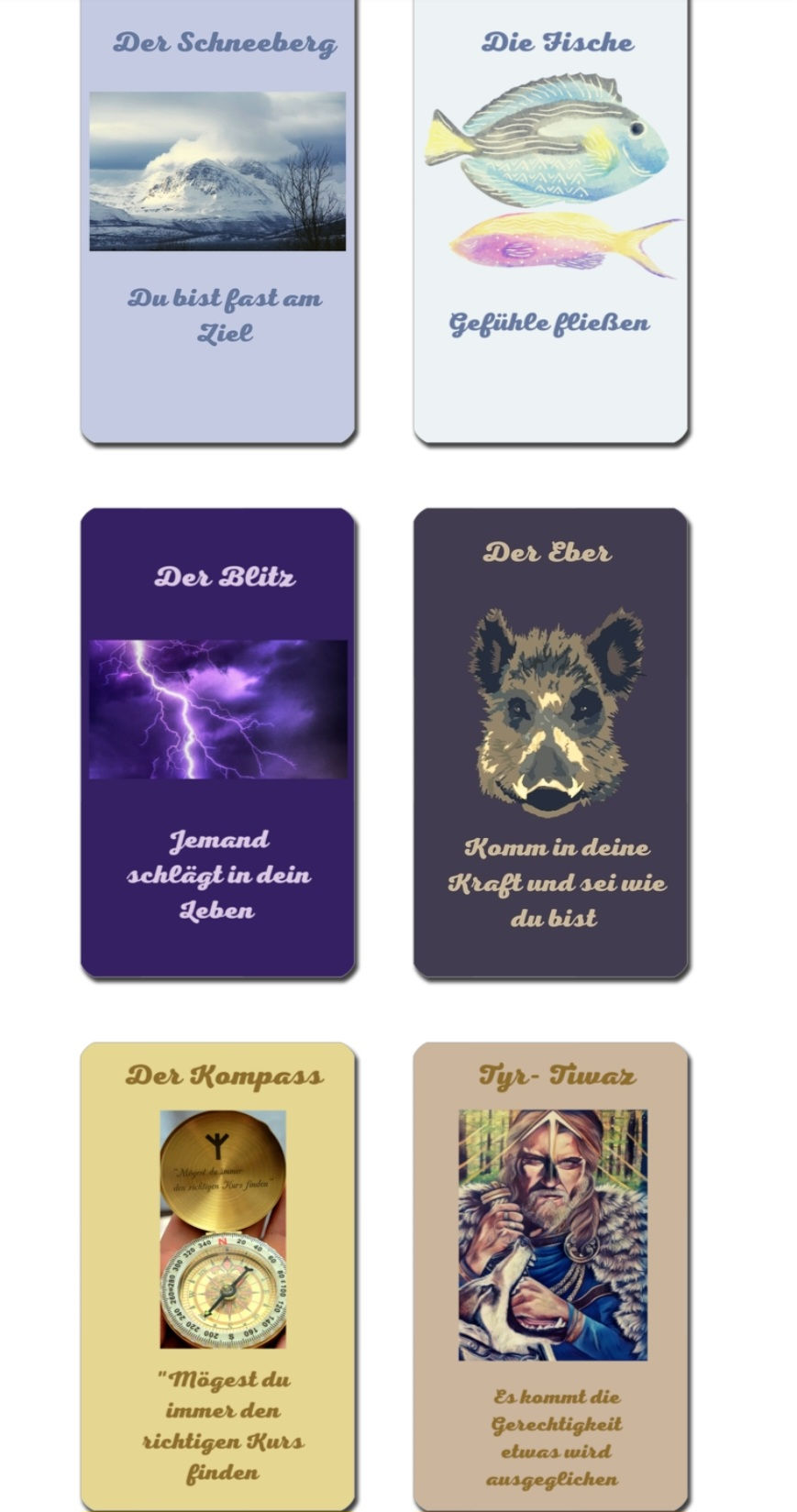 Miniaturbild: Set Freyas nordisches Orakel & Nordic Lenormand 