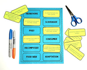 Science Vocabulary Activity for 5th Grade NGSS Science Topics