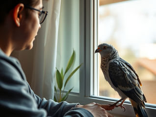 ave em casa com seu dono