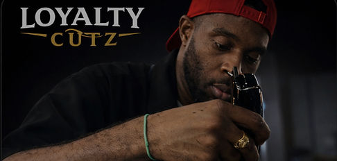Professional barber giving a fade haircut in Clarksville TN at Loyalty Cutz barbershop