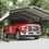 Thumbnail: Arrow 12ft x 20ft Eggshell Metal Carport