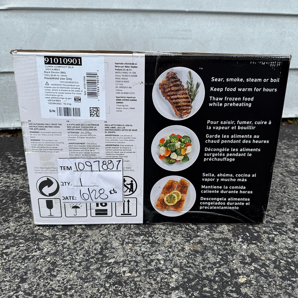 Thumbnail: Weber Lumin Compact Portable Electric Grill