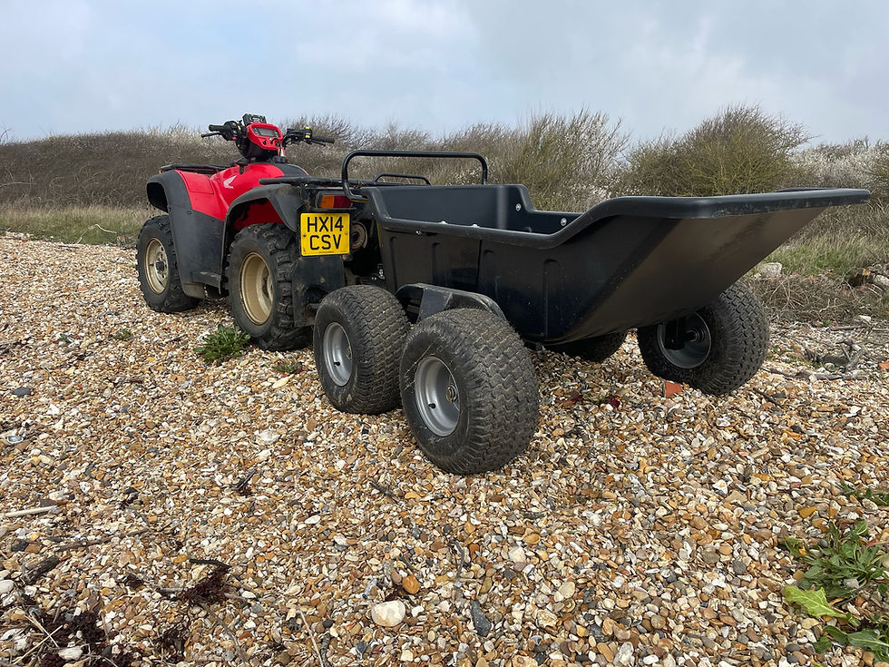 Thumbnail: Heavy Duty ATV tipping trailer