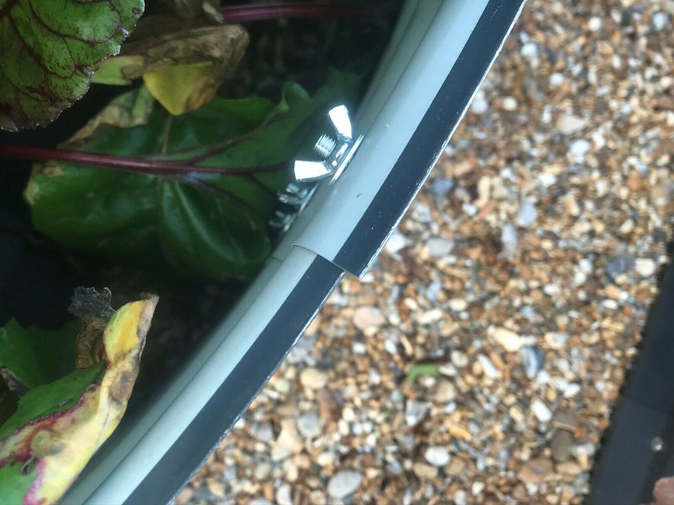 Thumbnail: Circular Raised metal garden bed - planter - 120cm Diameter