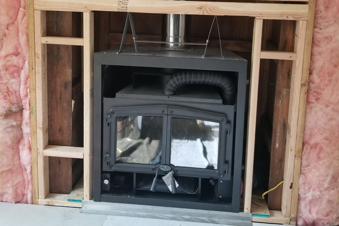 REPLACING AN OLD FIREPLACE