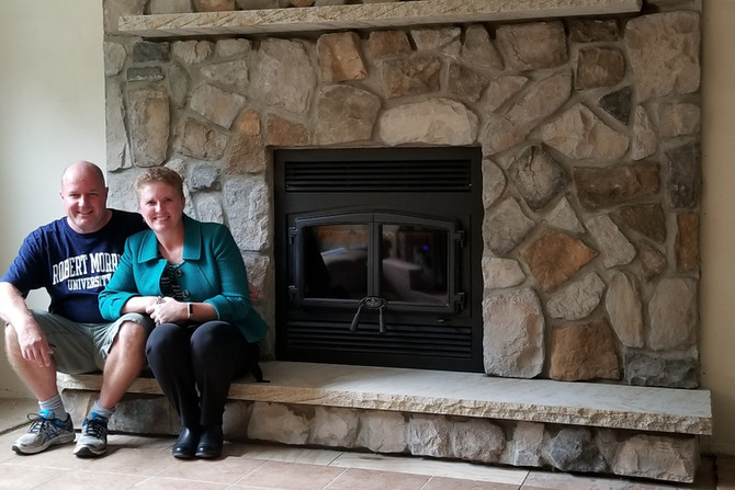 REPLACING AN OLD FIREPLACE