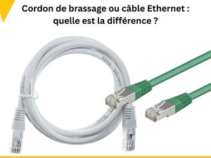 Cordon de brassage ou câble Ethernet