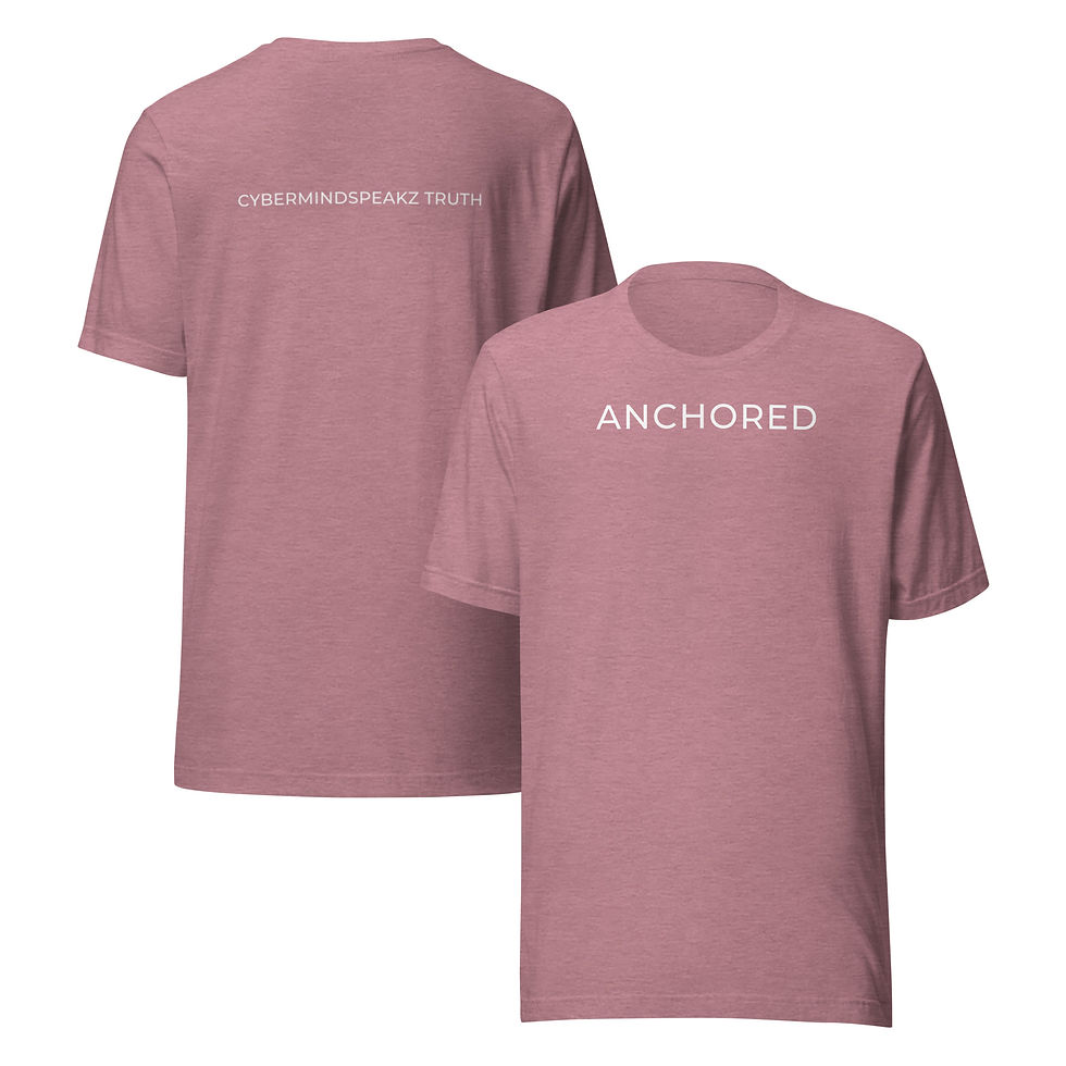 Thumbnail: Unisex T-Shirt - Anchored - White Text