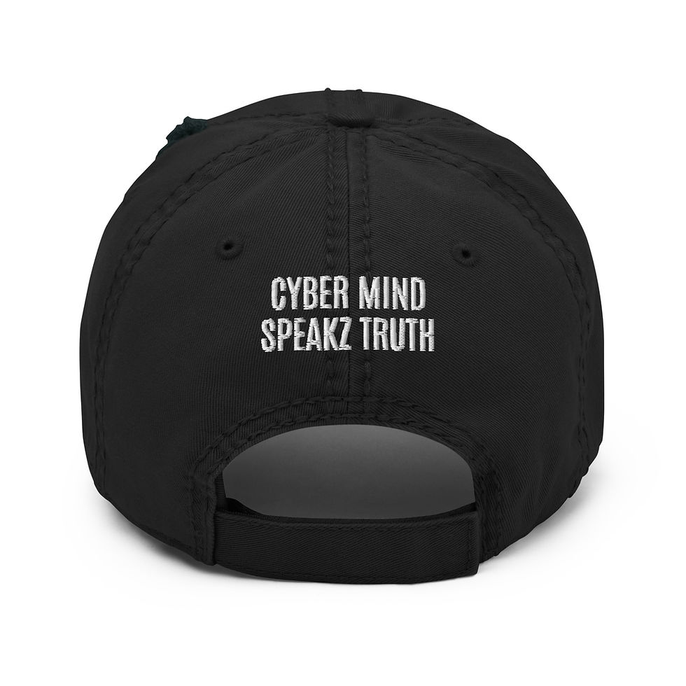 Thumbnail: Distressed Dad Hat - Be Still - White Text