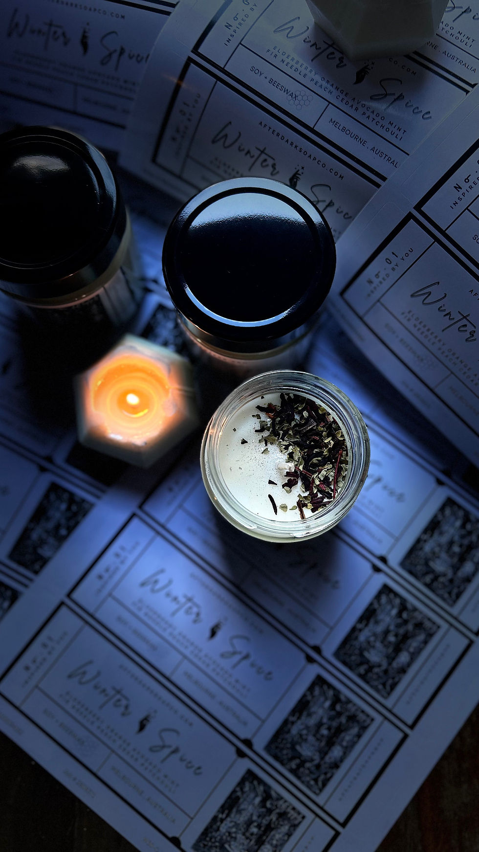 Thumbnail: ＷＩＮＴＥＲ ࿎ ＳＰＩＣＥ  Soy + Beeswax Candle 