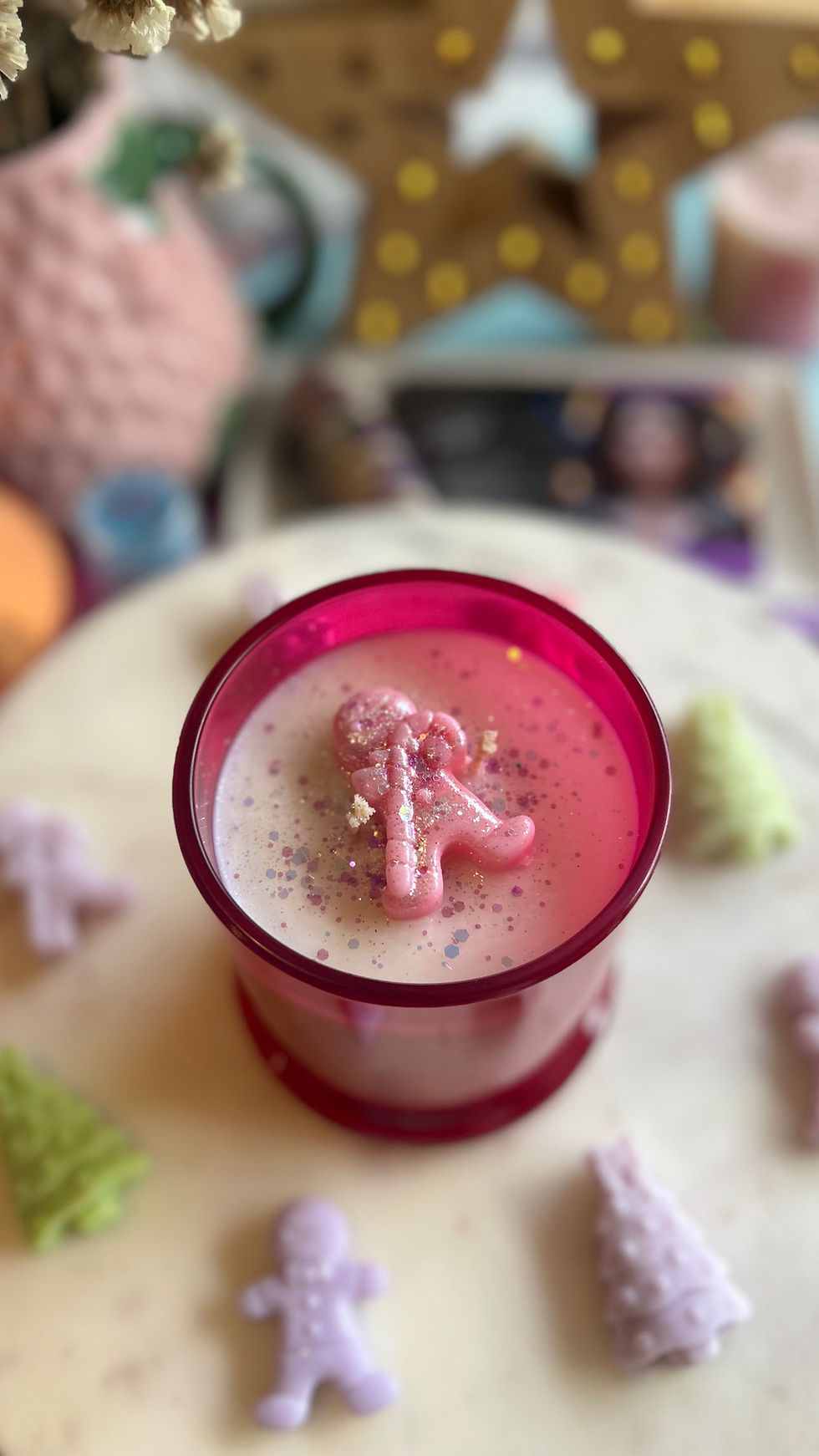Thumbnail: Hot Jam Donut  ࿎  Christmas Candle Magic — Eco Olive Soy