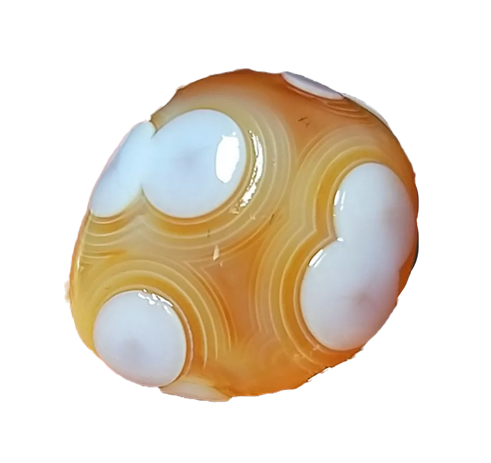 Thumbnail: Gobi Agate Orange Eyes Bonsai Suiseki