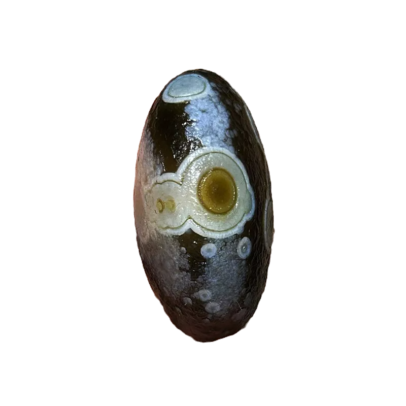 Thumbnail: Gobi Agate Bi-Color Eyes Solar Eclipse Bonsai Suiseki