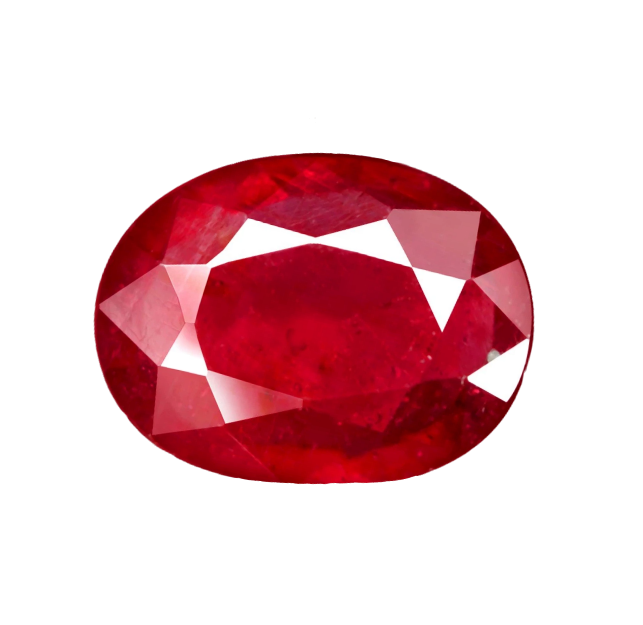 Flawless Deep Red Ruby 1.35 CT | Oval Cut Madagascar