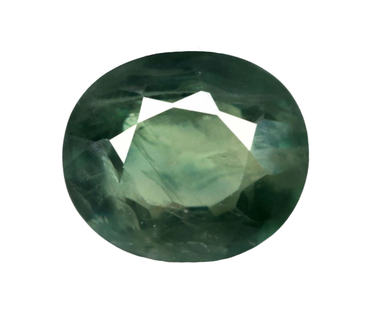 Teal Green Bi-color Transparent Sapphire 0.82 CT | Queensland, Australia