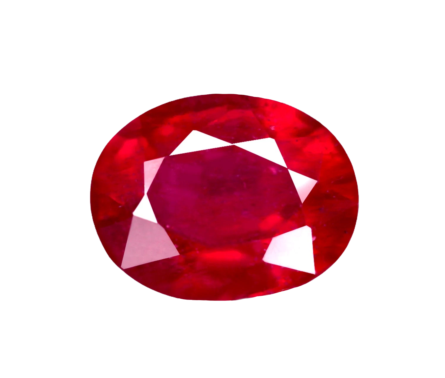 Red "Pidgeon Blood" Ruby 2.29 CT | Oval Cut Burma, Myanmar