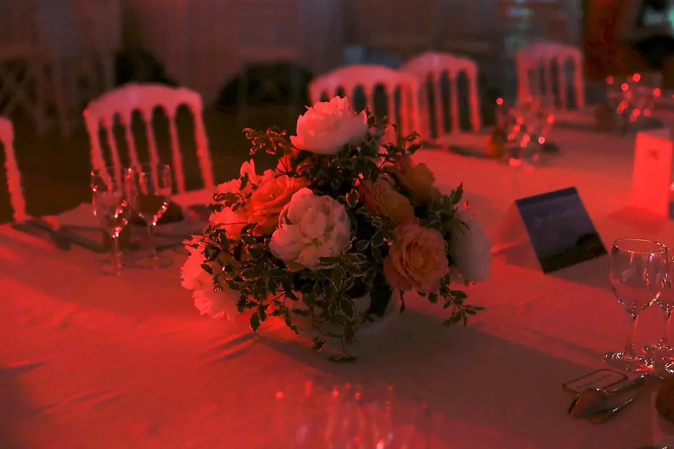 Table décorée