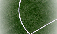 a tennis court with a white line on it_e