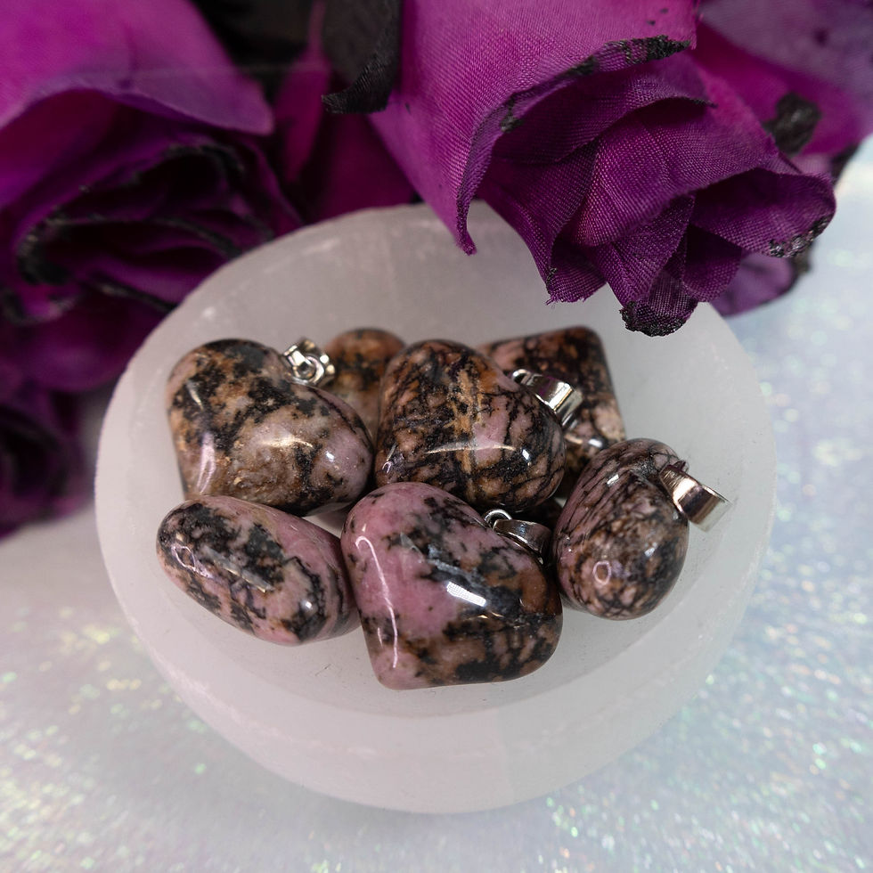 Thumbnail: Rhodonite Heart Pendant