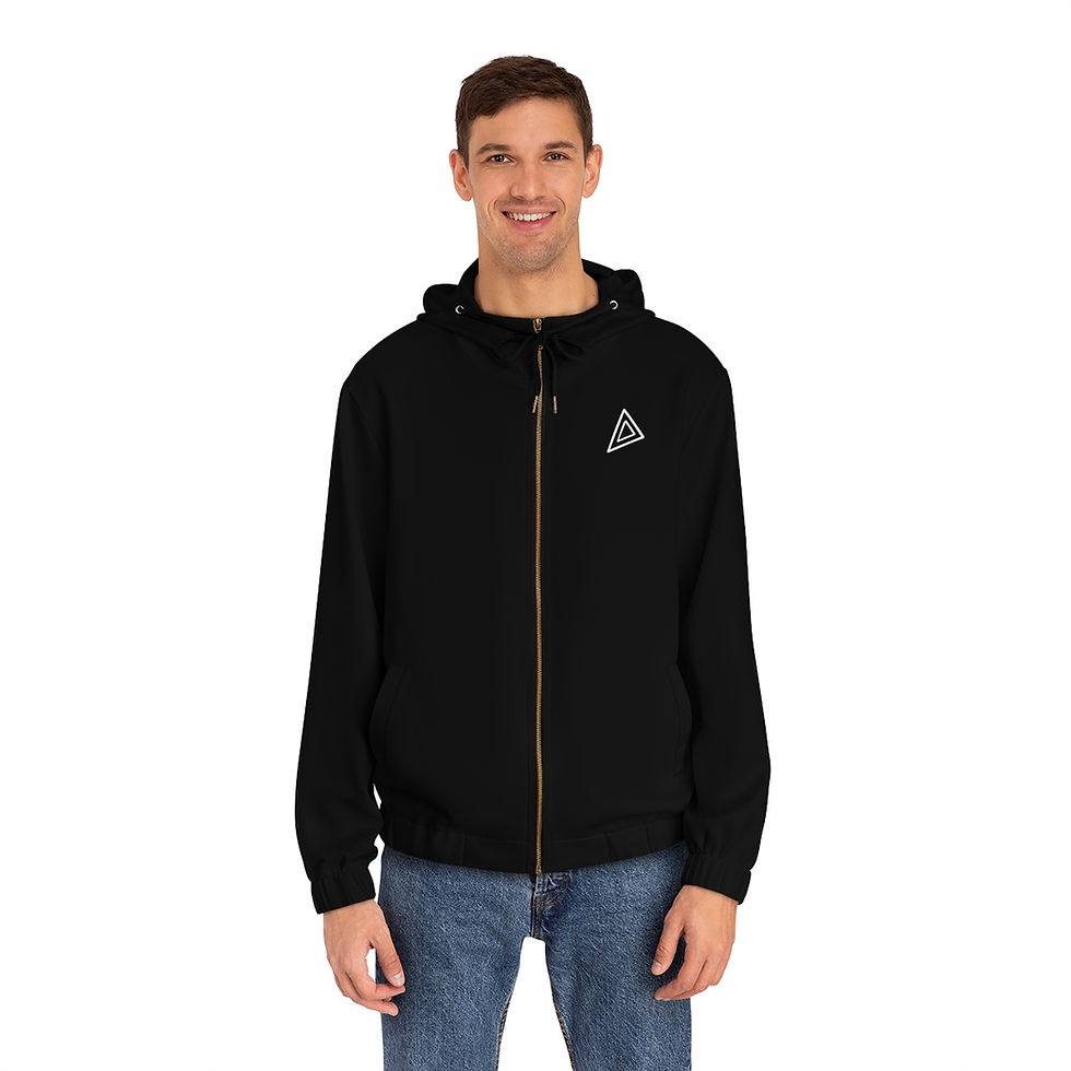 Thumbnail: Men's Full-Zip Hoodie (AOP)
