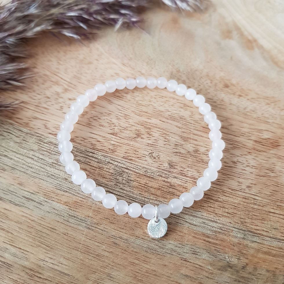 Miniaturbild: Armband Rosenquarz für Selbstliebe, Selbstakzeptanz, Authentizität