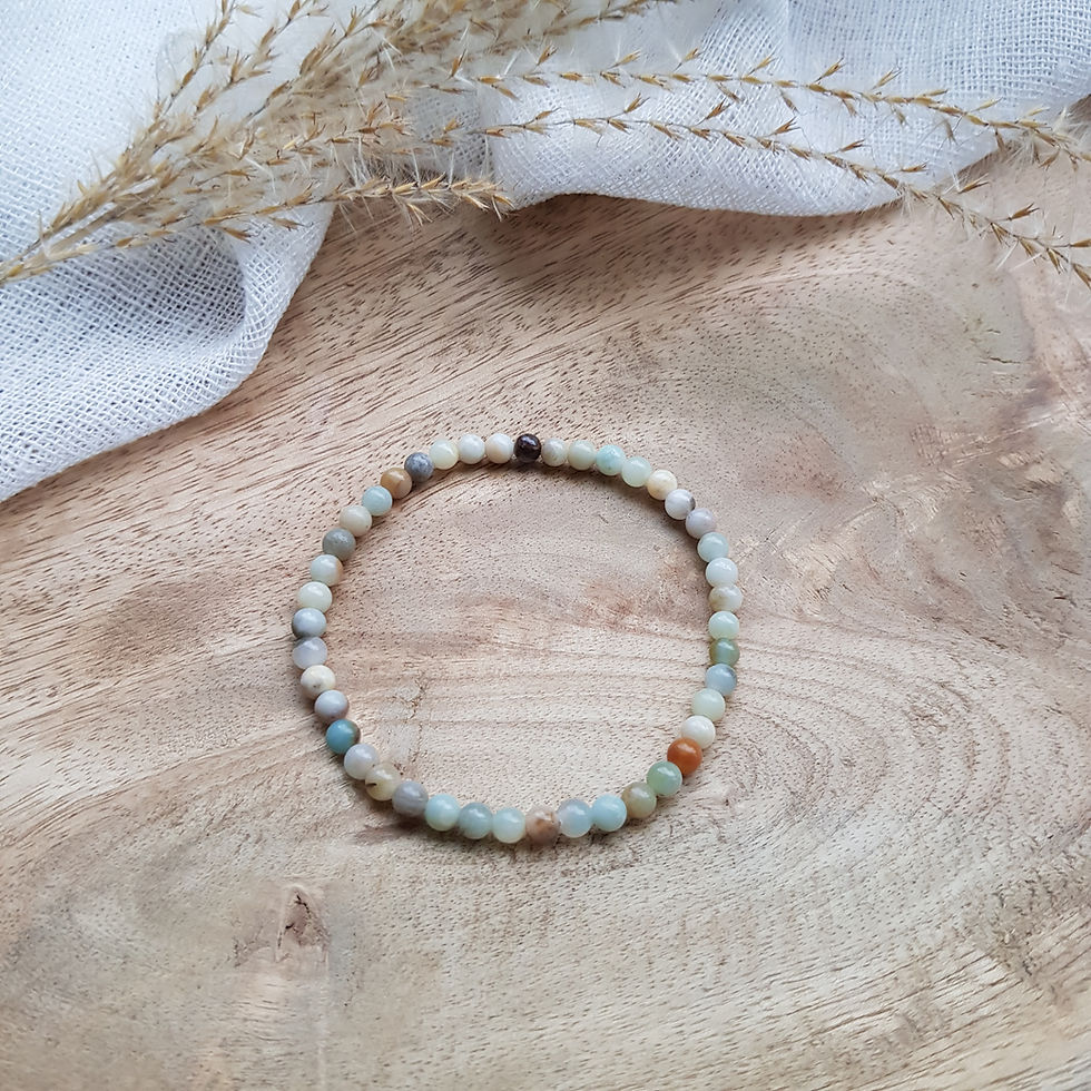Miniaturbild: Armband Amazonit für intuitive Kommunikation,  stärkt die Wahrheit & Lebenskraft