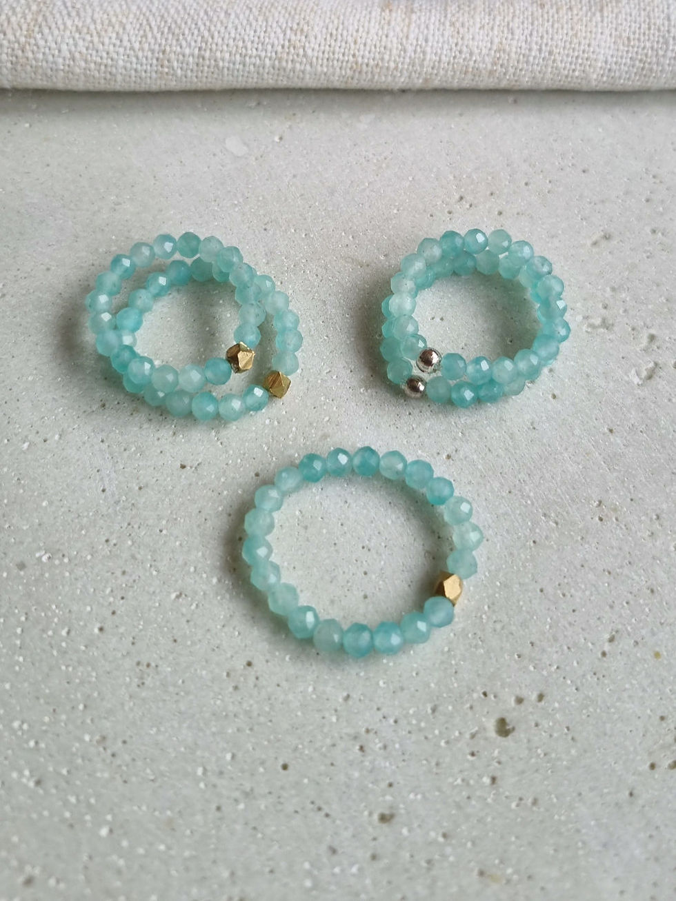 Miniaturbild: Ocean Breeze Amazonit Ring