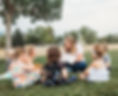 Children in group language therapy