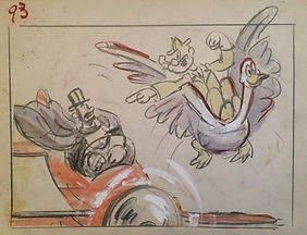 Private Eye Popeye animation art