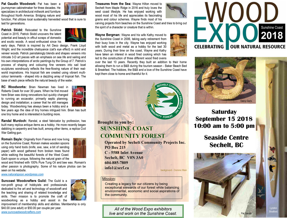 2018 Wood Expo List of Vendors page 1